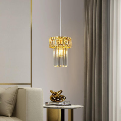 Golden Pendant Lamp And Crystal Pendant Lamp