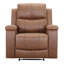 Fauteuil inclinable en similicuir 37 po Emony-149726114