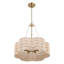 Lustre tambour 20 po Coastal Boho