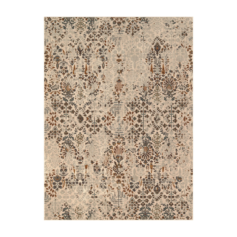 Floral Indoor Rug, Rectangle 8' x 11'