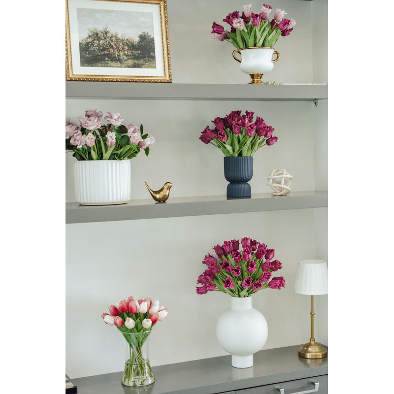 Polyethylene (PE) Tulip Arrangement in Vase