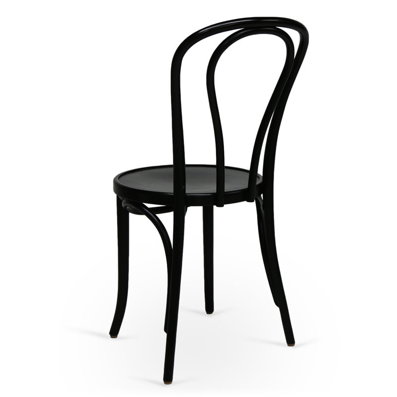 GB-118 VS LQ Side Chair, Black Lacquer
