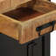 Amenata 40cm W Iron Bedside Table