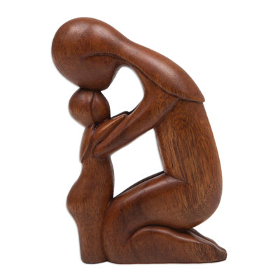 Statuette en bois Fouzan Lucky Daughter