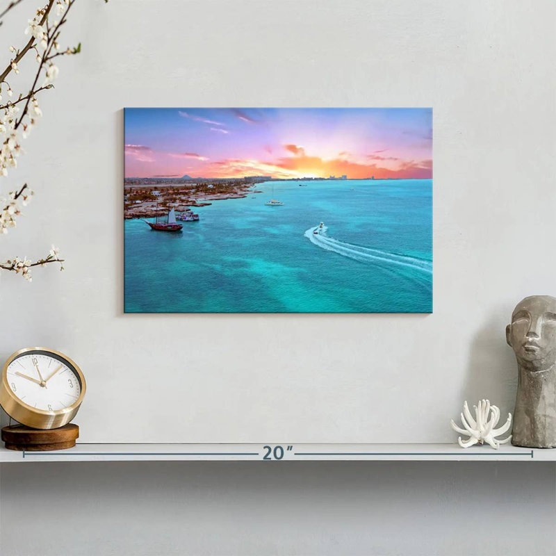 Aruba Gillard Sunset, 8" H x 12" W