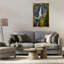 Chute d'eau entre les falaises, toile encadrée noire par Rick Berk-798358629-798358627