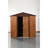 6ft X Metal Shed With Galvanized Steel Frame, Foundation, Punched Vents, Weather - Coffee Iron Panels, Construction,-118823242