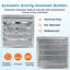 Ventilateur mural à vitesse maximale, pales en aluminium de 3 500 pi³ / min-103550636