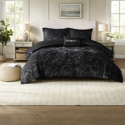 Ensembles de literie pour très grand lit en velours luxueux, style moderne matelassé à motif de losanges