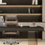 Bureau de luxe haut de gamme en bois massif-1225646338