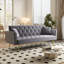 American Traditional, 72 po, velours gris, canapé-lit, réglable, petites chambres rétro, lit, 3 postures réglables, bureaux
