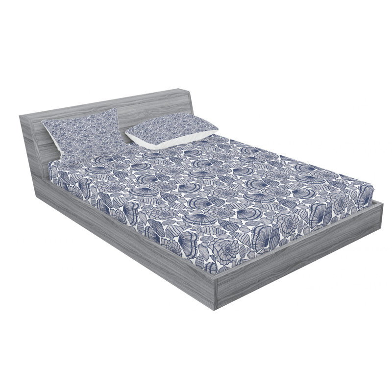 Microfiber Sheet Set, Queen Sheet Set with Fitted Sheet
