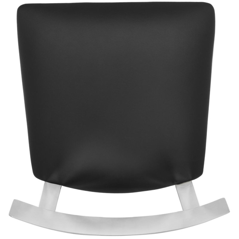 Tabouret de comptoir et de bar Chromium, Noir, Tabouret de bar (siège d’une hauteur de 30,5 po)