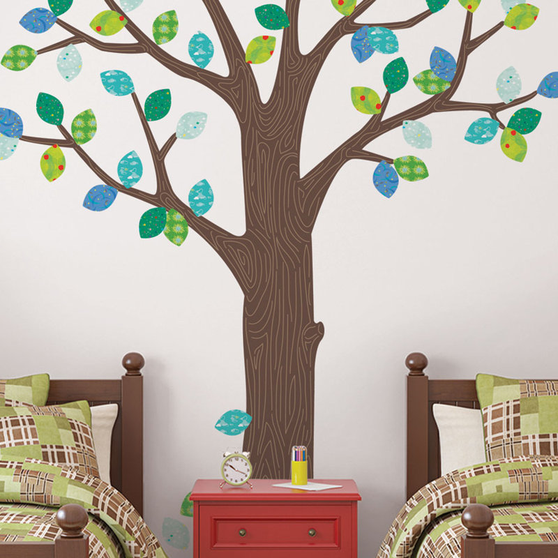Plants & Flowers Non-Wall Damaging Accent, 96"H x 95"W
