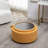 Savinien Upholstered Round Storage Ottoman-924381048