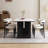 Simple Rectangular Rock Slab Dining Table Sets-107506706