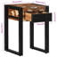 Side Table 35X35x50 Cm Solid Wood Reclaimed-2125280077