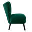 Fauteuil d'appoint en velours capitonné-733074511