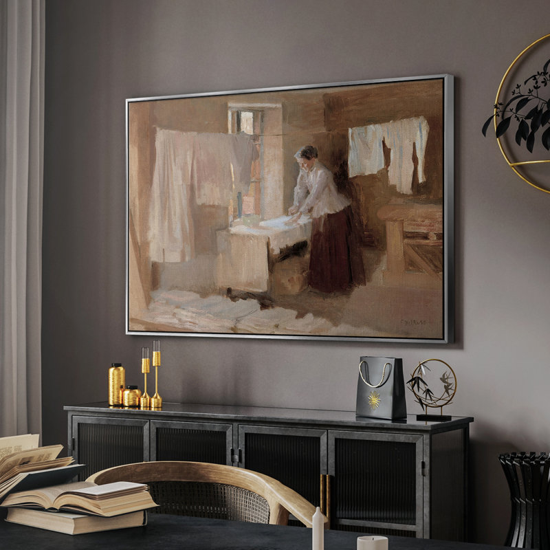 «Vintage Landscape -CCCLX» sur toile, H 25 po x l 37 po