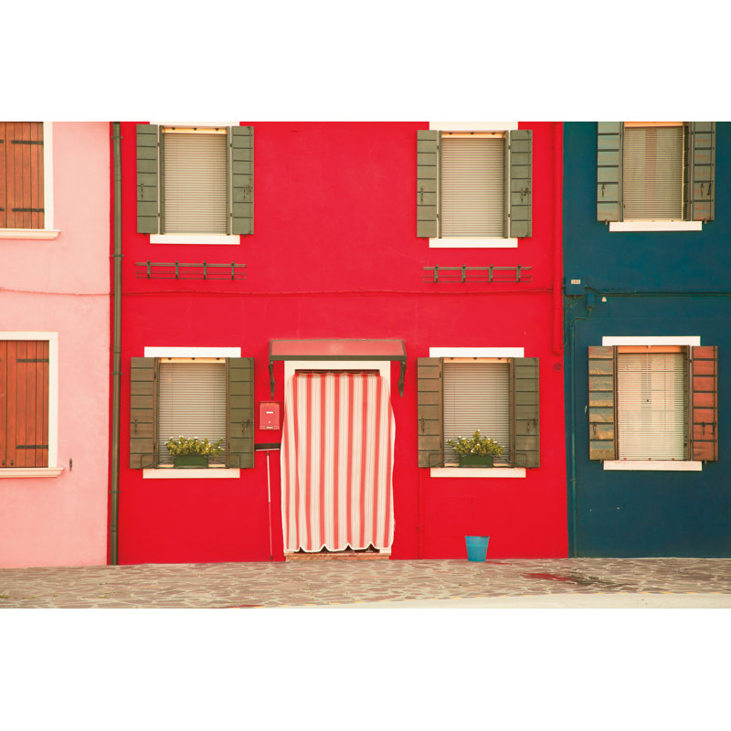 Fenêtres de Burano VI, H 20 po x l 30 po, Non, Toile tendue