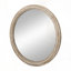 Miroir rond à perles