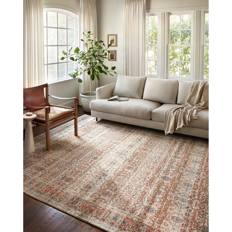 Tapis sable / beige Woodleigh, Rond 3 pi 9 po