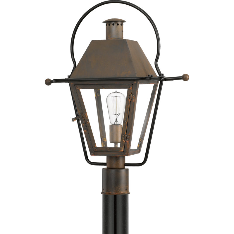 Rue De Royal Transparent Lantern Head, Industrial Bronze