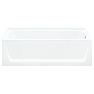 Ensemble de baignoire et douche rectangulaire sans cadre de 60 po x H 75 po avec porte-serviettes et base inclus