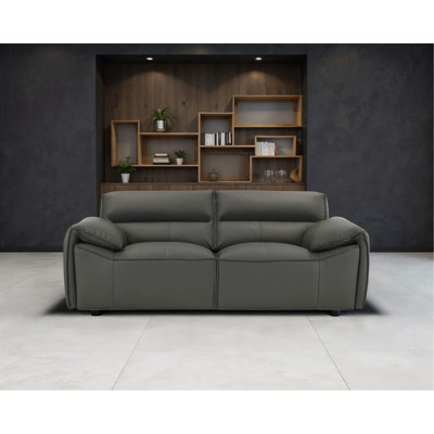 Hudson Graphite Upholstered Loveseat