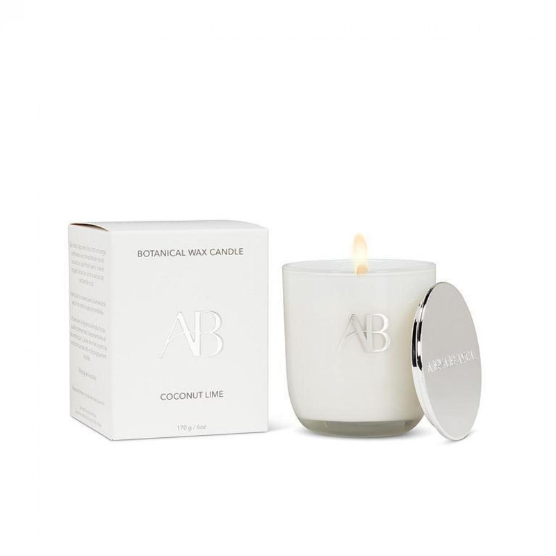  Scented Jar Candle,  Coconut Lime, 3" H x 3" W