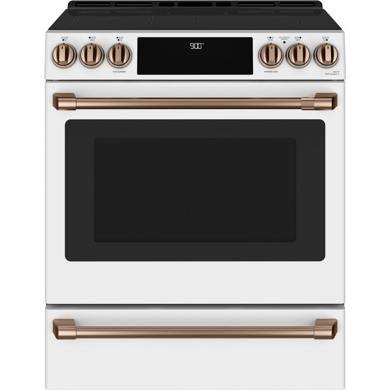 Front Control Induction Range Handle Kit, Brushed Copper