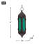 Lampe suspendue Jade Green Serenity 3,5 x 3,12 x 11