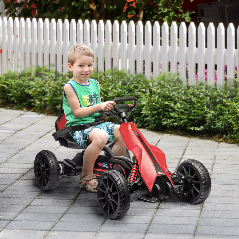 Bolderberg Zoomie Kids Go Kart, Red