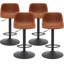 Ensemble de 2 tabourets de bar réglables (seulement chaises de salle à manger)-373588543