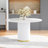 Modern Round Dining Table Set With Upholstered Chairs, Pedestal Base Kitchen Set For 2-4, Space-Saving Breakfast Nook Furniture-436762131-436762128-437119441
