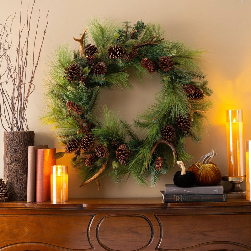 Couronne de Noël rustique Northern Elk