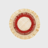 Ruffle Edge Straw Coasters