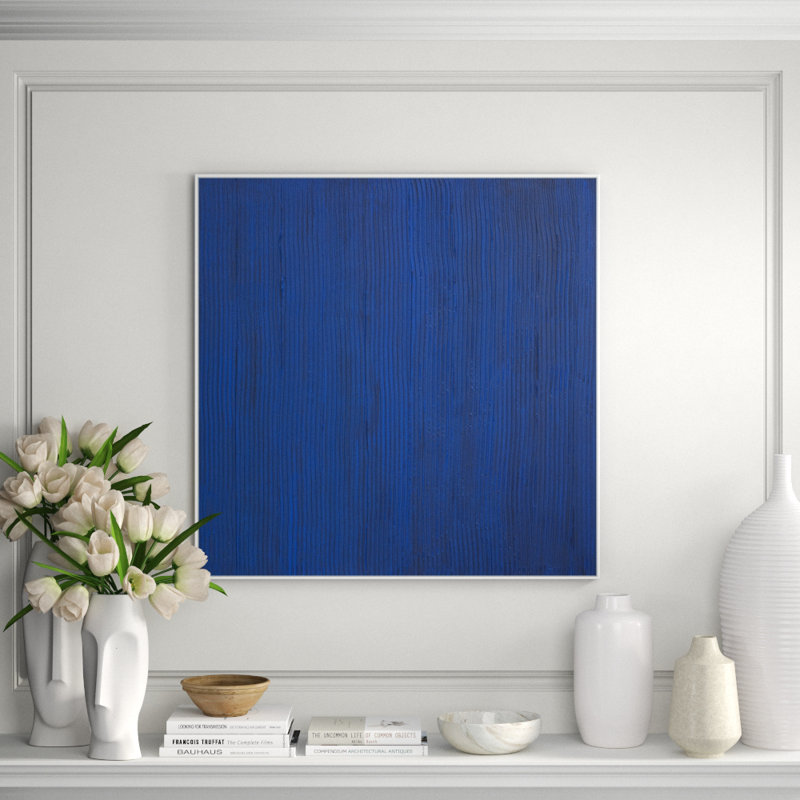 Cobalt' Framed Print on Canvas