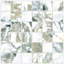 Touche 2" Square 11-3/4 In. X 11-3/4 In. Porcelain Mosaic Tile-1391669824