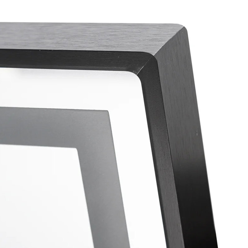 Framed rounded full-length mirror HD explosion-proof, bedroom floor mirror, bathroom wall-mounted dressing mirror, Black