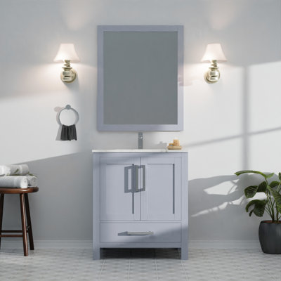 30 po Armoire intérieure et tiroir de rangement l 28 x P 28 po, avec miroir l 28 po x P 2 po
