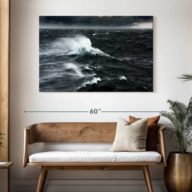Alvord Ocean Strong Wind, 32" H x 48" W