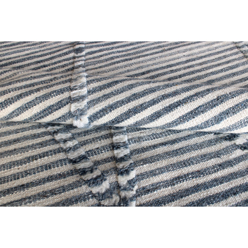 Moroccan Striped Area Rug, Rectangle 10' x 14'