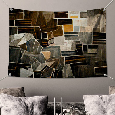 Tapisserie murale abstraite - art mural