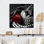 Nelitza Vintage Glam Accessoires en rouge et noir VI - reproduction sur toile