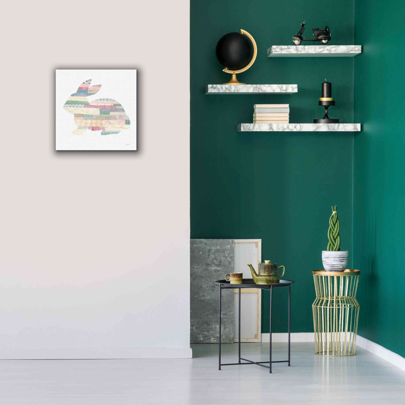 Latitude Run® 'Spring Into Easter IV By Courtney Prahl, Canvas Wall Art, H 18 po x l 18 po x P 0,75 po