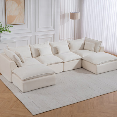 Canapé modulaire en forme de U de Boneless