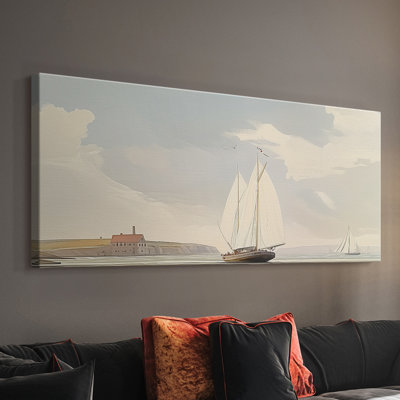 Nautical Series-XLVI- Toile tendue avec châssis - Prêt à accrocher