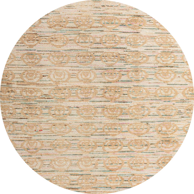 Tapis abstrait moderne 4985, Rond 5 pi