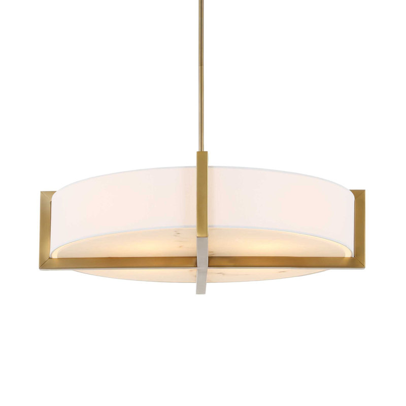 Luminaire suspendu tambour 4 lumières Uttermost Cresson